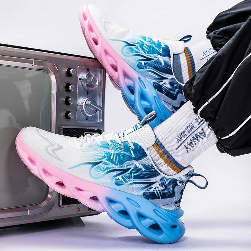 High Quality Red Mens Running Shoes Platform Blade Sneakers Man Women Sport Sneaker Comfortable Men Athletic Shoe tenis hombres Z250225