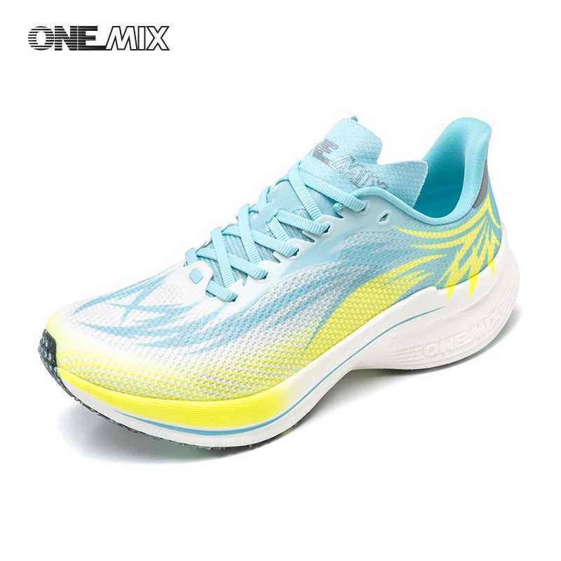 ONEMIX 2025 Carbon Plate Men Women Running Sports Shoes Breathable Cushioning Non-Slip PB Lightweight Rebound SneakersC250304