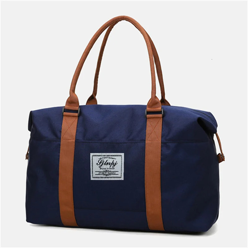 Women Travel Bag Fashion Large Capacity Cabin Tote Handbag Oxford Cloth Waterproof Shoulder Bags Female Weekend Overnight Bag 250303