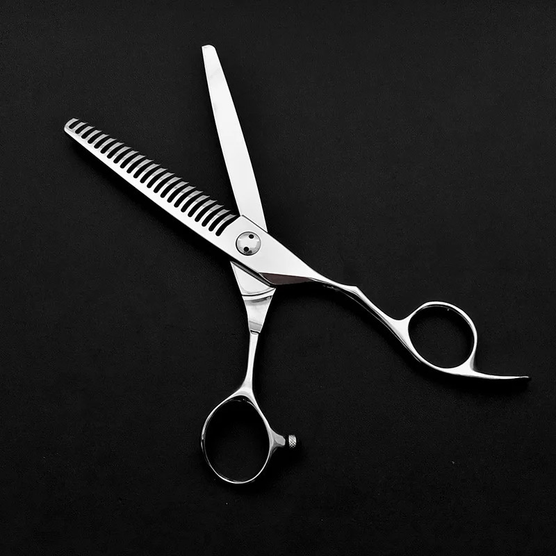 CNC Mirror Technology Cobalt Steel Scissors multiple hair professional barber Thinning scissors 6.0 hairdressing scissors 250304