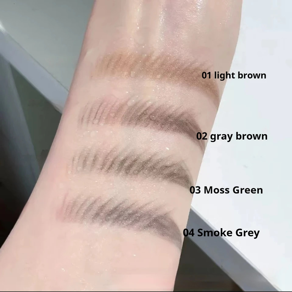 Judydoll Double Head Machete Eyebrow Pen Waterproof Long-lasting With Brush Condensed Non- Triangular Eye Brow Pencil 250222