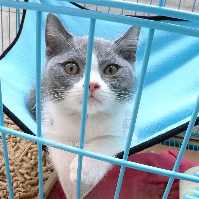 Cat Hanging Hammock with Adjustable Straps Double-Sided Pet Cage Hammock Hanging Bed Resting Sleepy Pad for Small Pets 40x50cm