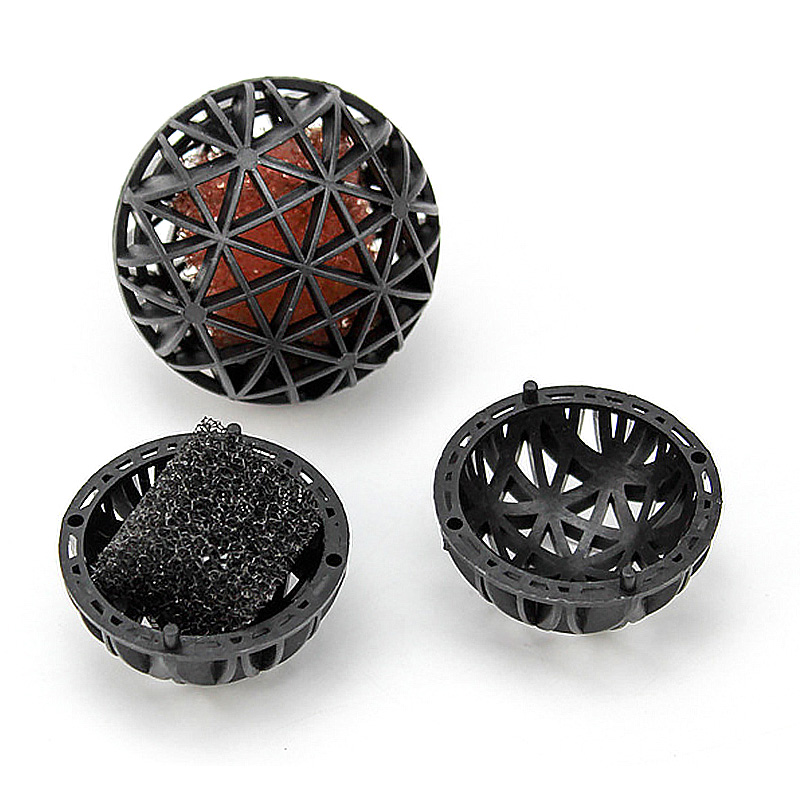 50Pcs/lot 16/26mm Black Aquarium Filter Bio Balls Fish Tank Air Clean Pump Canister Biochemical Cotton Filter Media Tools