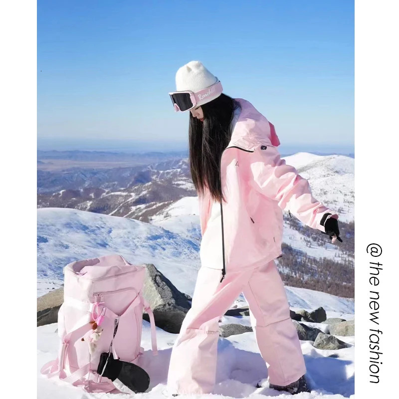 Waterproof Workout Set Fashion Suits Winter Womens Clothing Warm Mens Tracksuit Outdoor Coat Original 250227