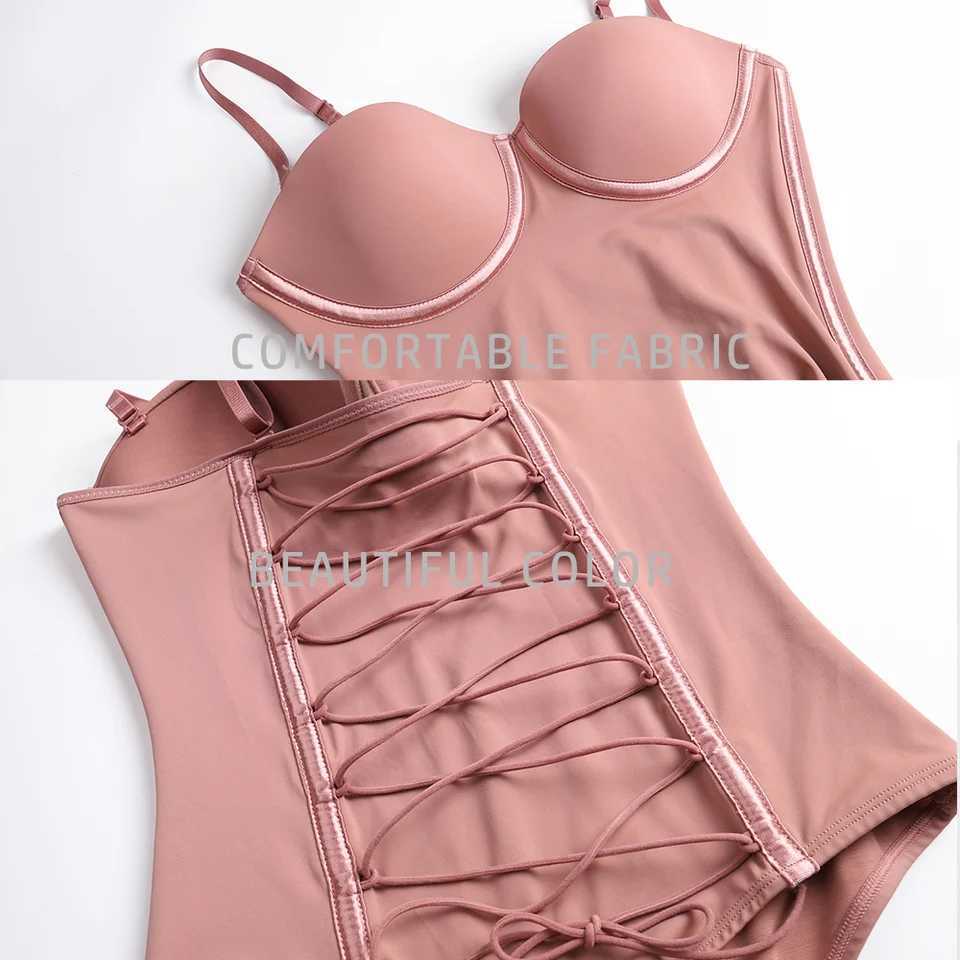 New Triangle Body Shaper Flat Belly Reductive Shapewear Bodysuits with Bra Tummy Control Slimming Sheath Liposuction SurgeryXJ250304