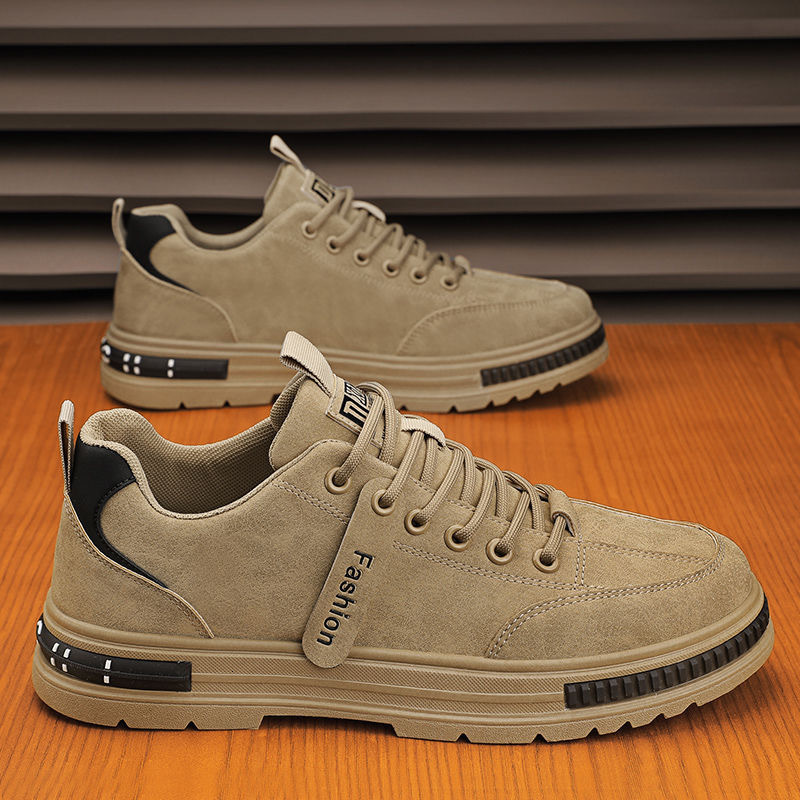 Spring New Designer Shoes Breathable Casual Labor Protection Men's Construction Site Outdoor Multi Functional Anti Slip Sports Fashion Board Shoe