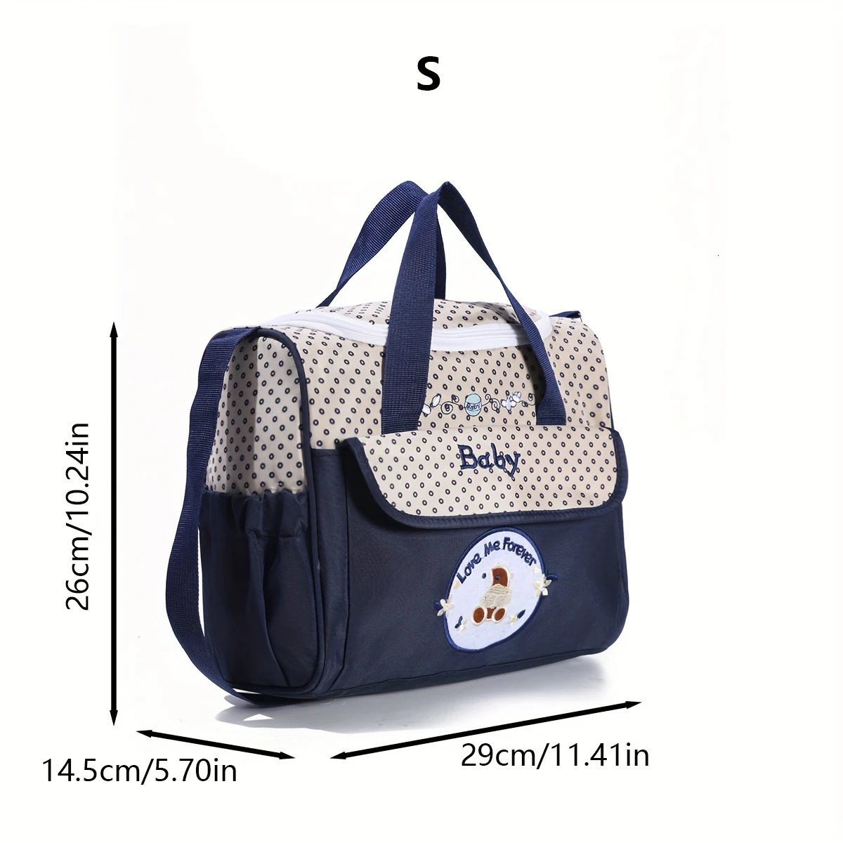 Fashionable Multi functional Shoulder Mom Bag Lightweight and compact mom bag Cute Bear Duo Companion Diagonal Mother and Baby Bag Diagonal Bag Pregna