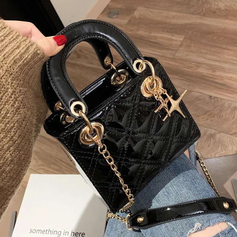 Brand Fashion New Female Tote Bag Quality PU Leather Women's Designer Handbag Chain Shoulder Messenger Bags
