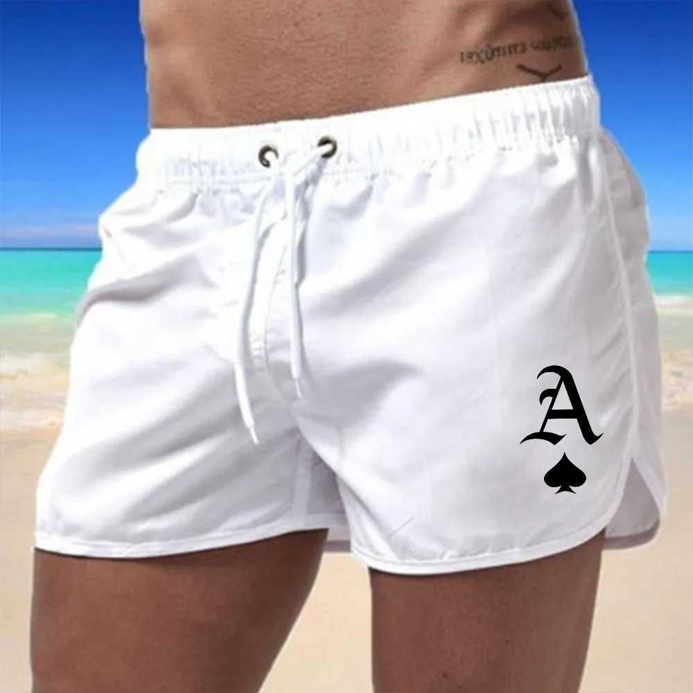 Pull rope Mens swim shorts Short swim shorts Quick dry board shorts Breathable summer surf beach shorts Sports pantsT250304