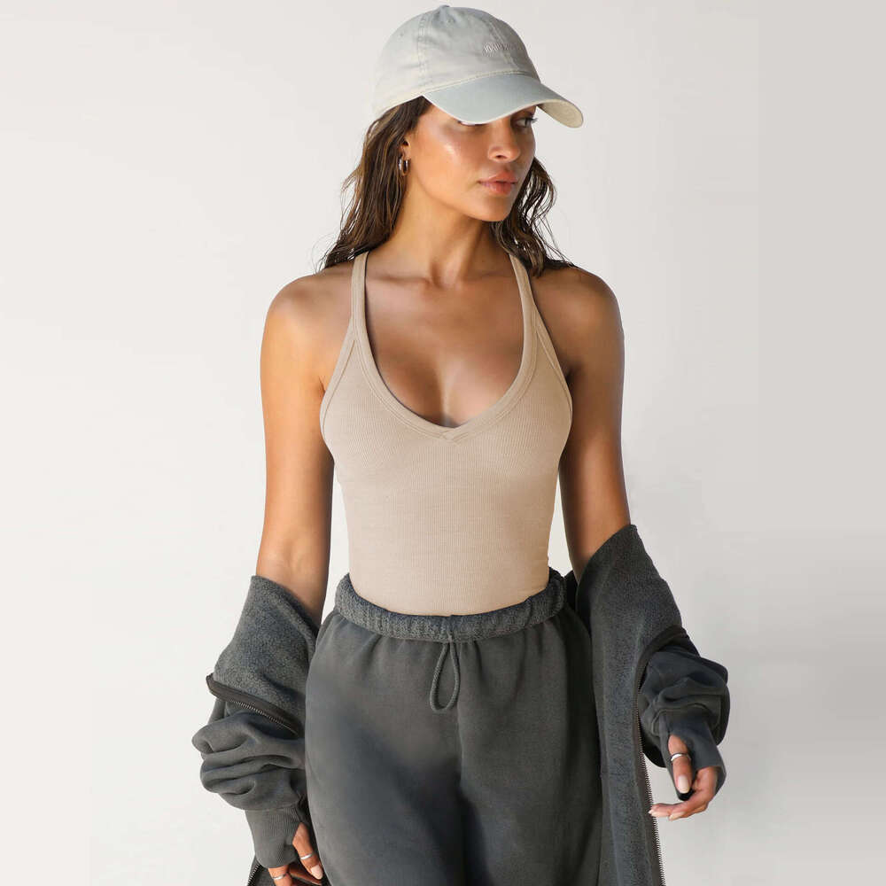 Y2K Spring/Summer New Knitted Vest Women's Sexy Slim Fit BM Top Trendy Brand Underlay Shirt