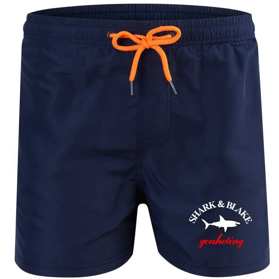 New summer seaside vacation mens cool shorts beach pants loose mens casual fashion sports pants beach pants swimming trunksT250304