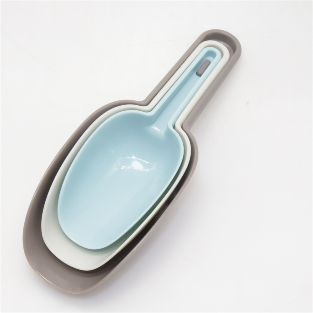 3 Pcs Mix Feed shovel Plastic Ice Shovel Water Scoop Large Medium Small Plastic Shovels Poultry Livestock Piglet Feed Shovel