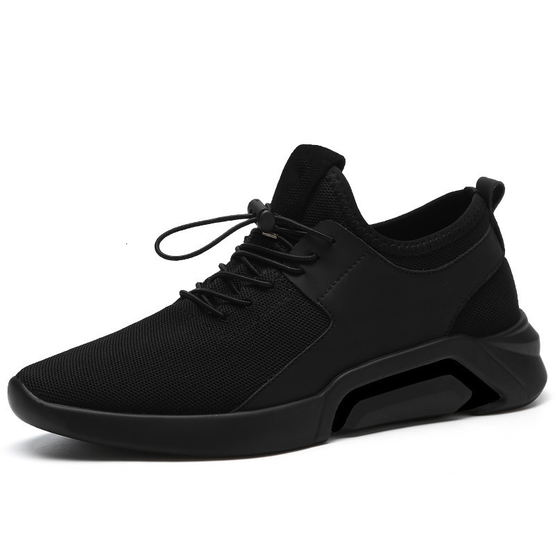 2025 Summer New Korean Designer Men's Fashion British Single Black Casual Sneakers Trendy Casual Shoes