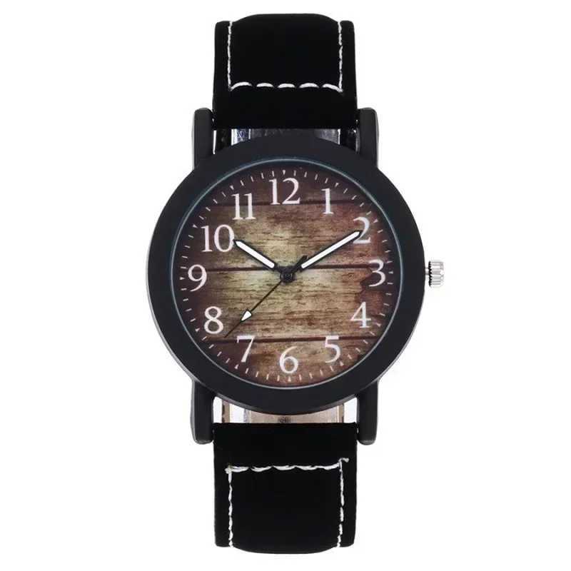 1pcs Hot Sell New Fashion Wrist Large Dial PU Women Ladies Quartz Wrists For Woman Clock Female ClockXJ250304