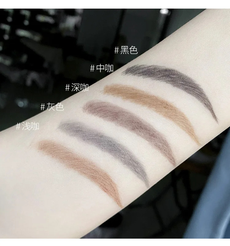 Pencil Eyebrows Color and Full Makeup Waterproof Eyebrow Pencil Tatoo Cosmetics Free Female Makeup Material Professional 250222