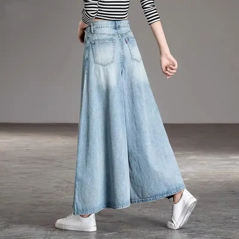 Baggy Jeans High Waist Womens Pants jeans Wide Summer Elegant Woman Aesthetic Vintage Clothes 90s Korean Clothing Y2k Jean 250228