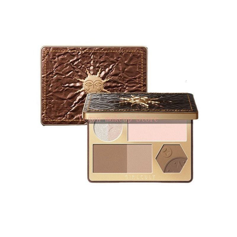 Girlcult Face PaletteVelvety-Smooth Highlighter Contour Palette Long-lasting Shimmer Pressed Powder Iluminador 250227