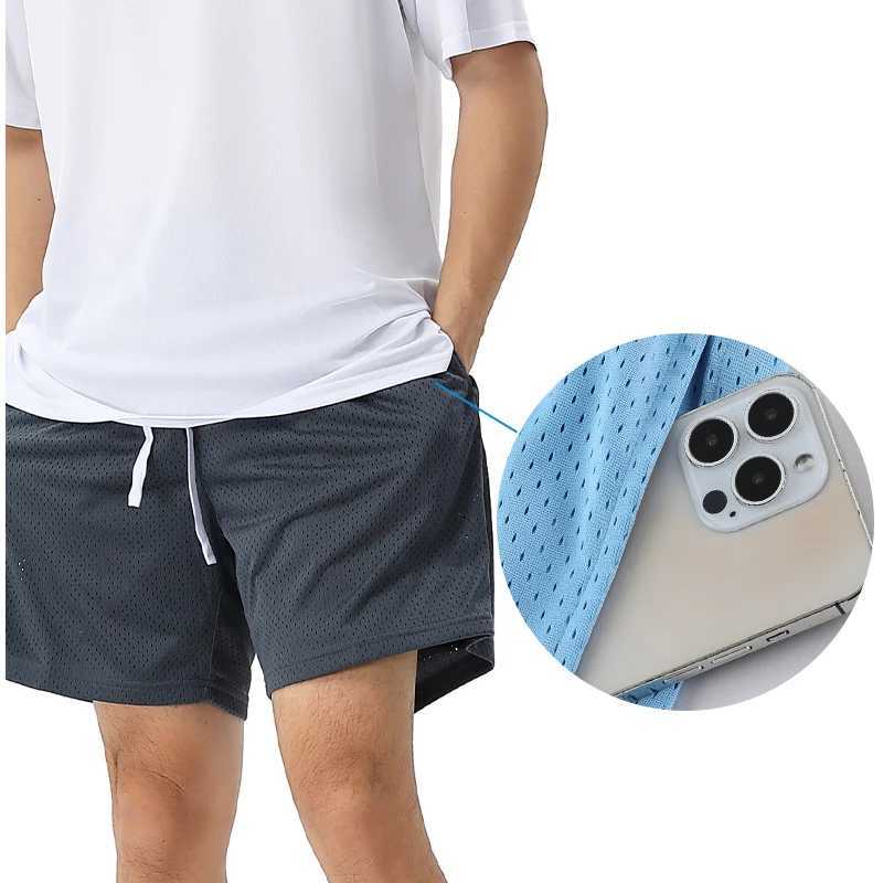 New Casual Basketball Shorts Mens 2024 Summer Mesh Running Gym Sports Shorts Breathable Quick Dry Outdoor Training Shorts 9924T250304