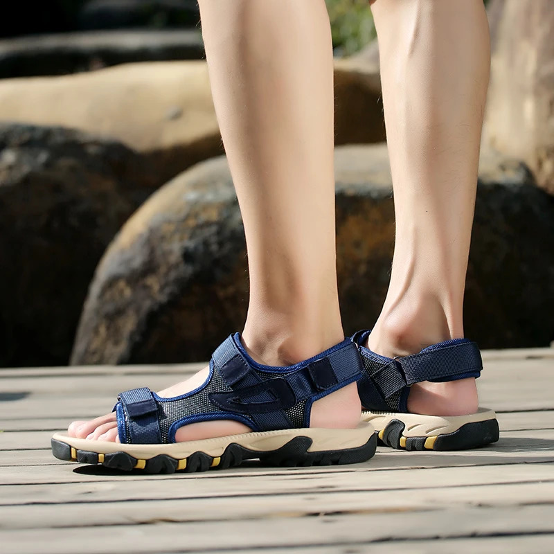 Big Size Summer Comfortable Outdoor Mens Sandals Lightweight Men Shoes For Male Casual Shoes Water Walking Soft Beach Sandals 250303