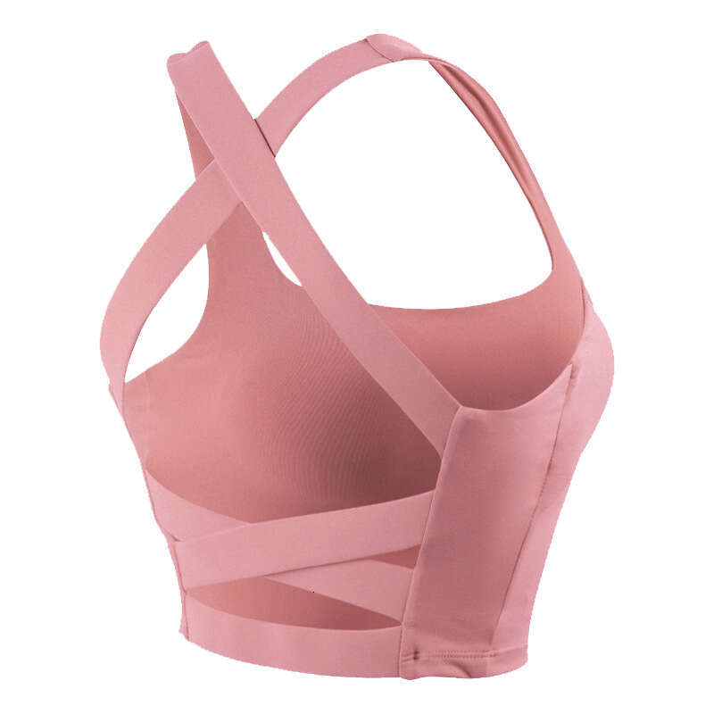 European American sports underwear, women's shockproond beautiful back, outdoor running and fiess bra, sexy yoga vest, detachable chest pad, 2025