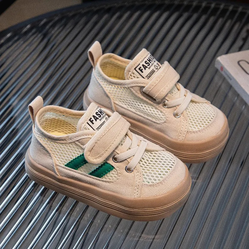 Children Casual Shoes Summer Mesh Tennis Kids Baby Girl Breathable Lightweight Knitted Boys Sneakers Korean 250303