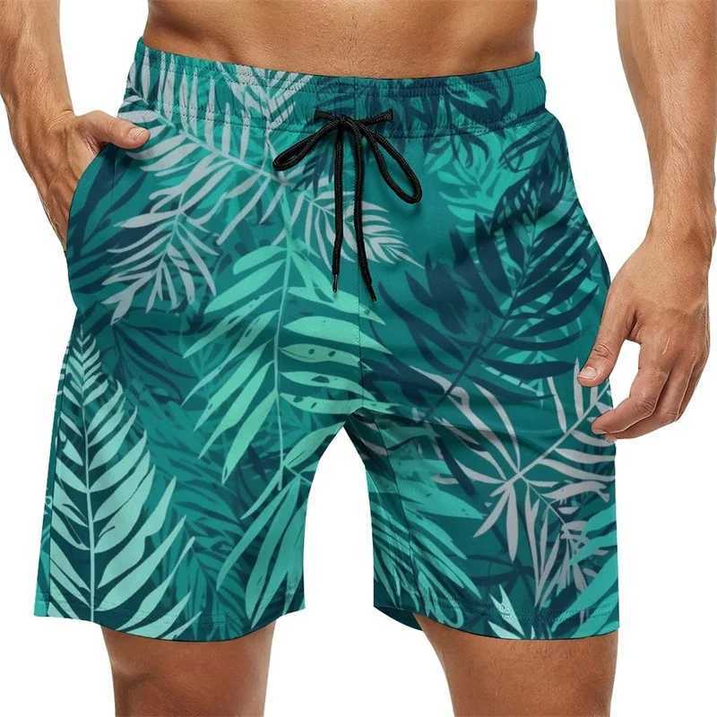 Full Print Pineapple Graphic Beach Shorts For Men Quick Dry Casual Plus Size Short Pants Mens Swim Trunks Ropa De HombreT250304