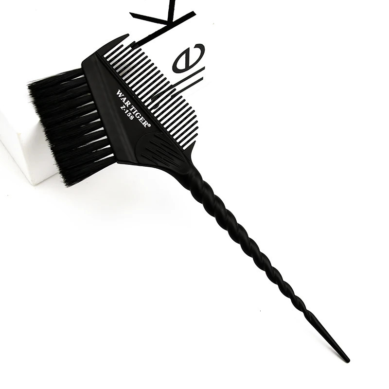 brush hair coloring products double-sided Sharp tail unicorn brush hairdresser color comb 250304
