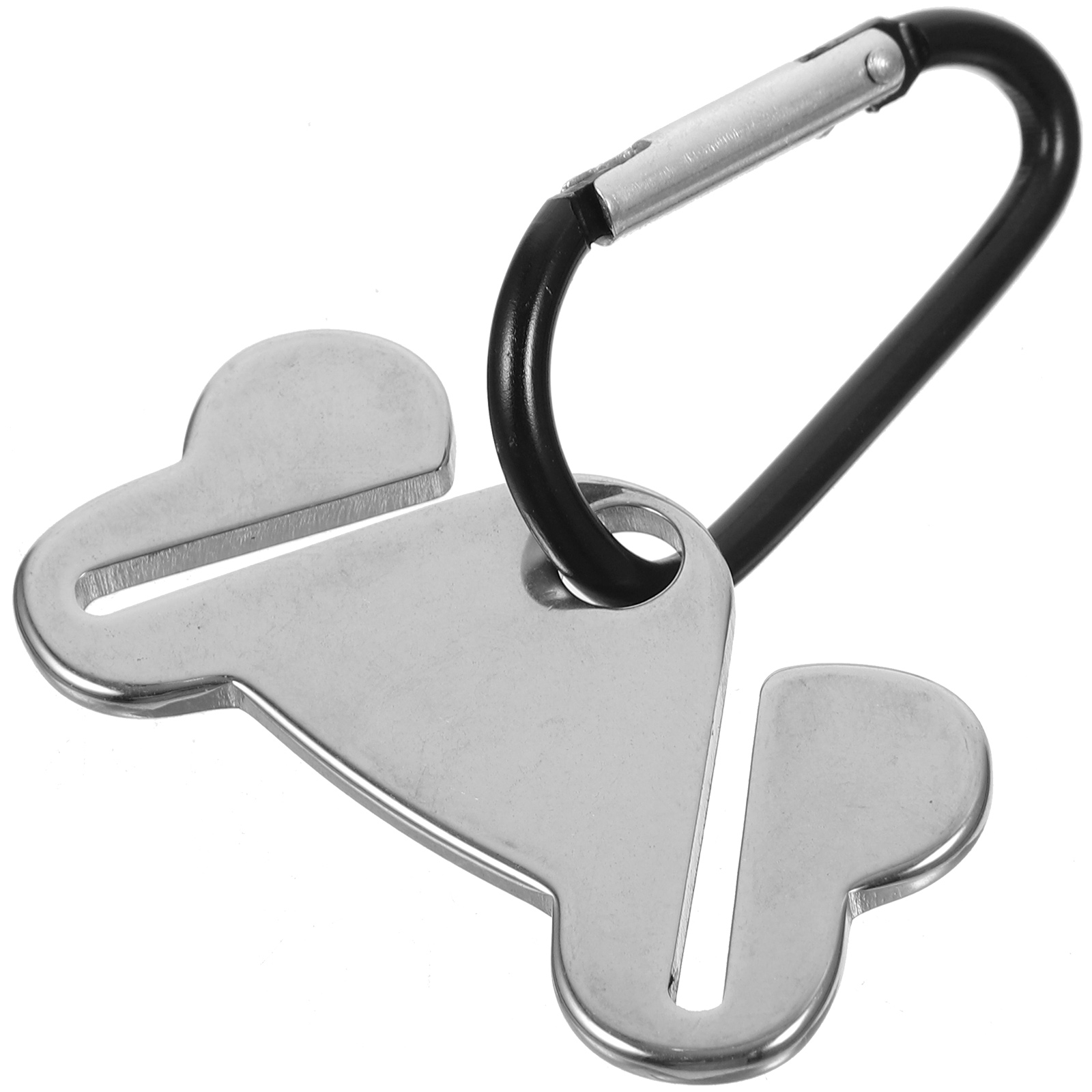 1pc Hand Free Puppy Poop Bag Alloy Holder Waste Bag Carrier Holder Fastener