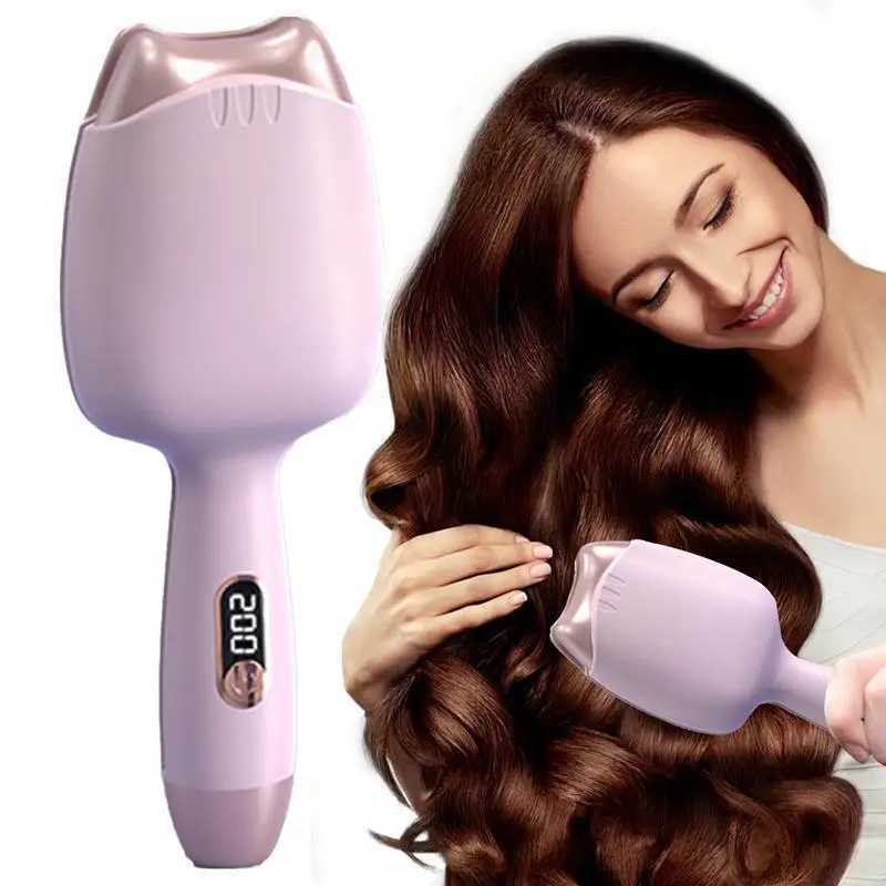 Curling Irons Electric Curling Hair Curling Iron Automatic Perm Splint Ceramic Hair Curler Hair Waver Curlers Styling Tools z250304