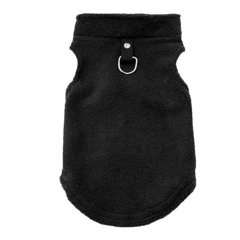 Lined Striped Fleece Dog Outfits with Leash D - rings: Western - inspired Style, Suited for E - commerce Platforms