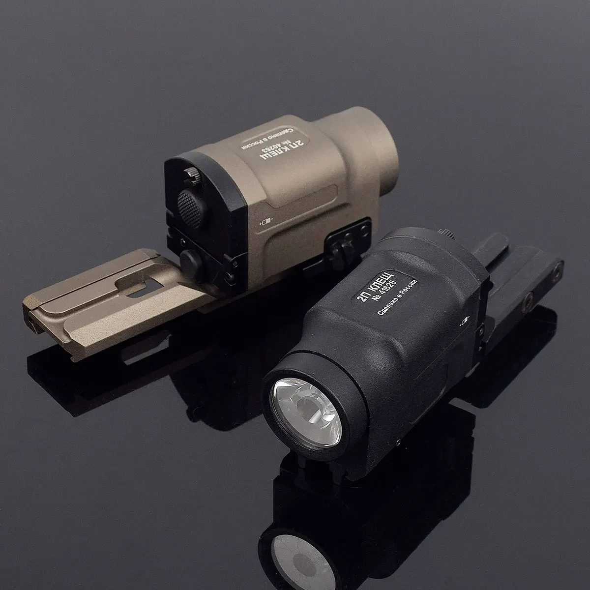 Zenitco AK Tactical AK47 AK74 Weapon Gun Light AK-SD GEN 2 Strobe Flashlight Fit Rif 20mm Pictinny Rail With Rote SwitchXJ250303