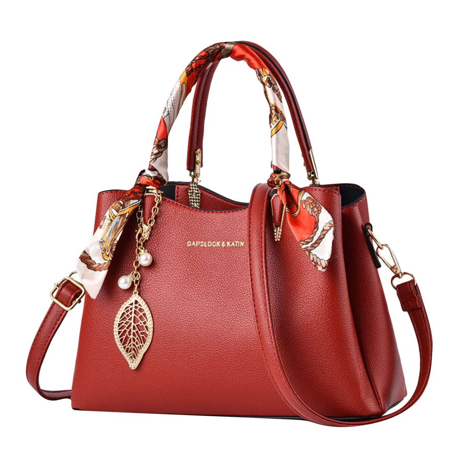 Bridal Bag Crossbody Tote Red Wedding Bag Atmospheric Handbag Womens Bag One Shoulder Scarf Style Woman Handbag Z250303