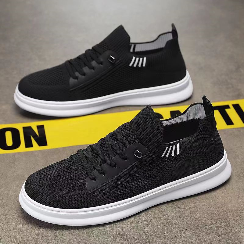 2023 Designer s New Fashionable Lightweight Soft Bottom Comfortable Flat Bottom Running Weaving Sports Men's Sports And Leisure Shoes