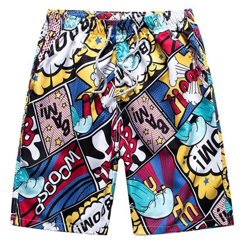 3d PrintedGraffiti Shorts Mens Streetwear Gradient Blocks Short Pants Flower Plant Outdoor Casual Daily Clothes Short TrousersT250304