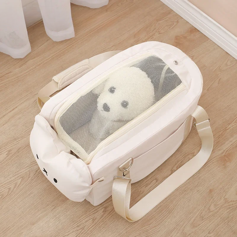 Cat Backpack Outdoor Car Pet Bag Travel Car Dog Kennel, Car Center Console, Safety Seat, Small Pet Handbag Cat Bag Professional