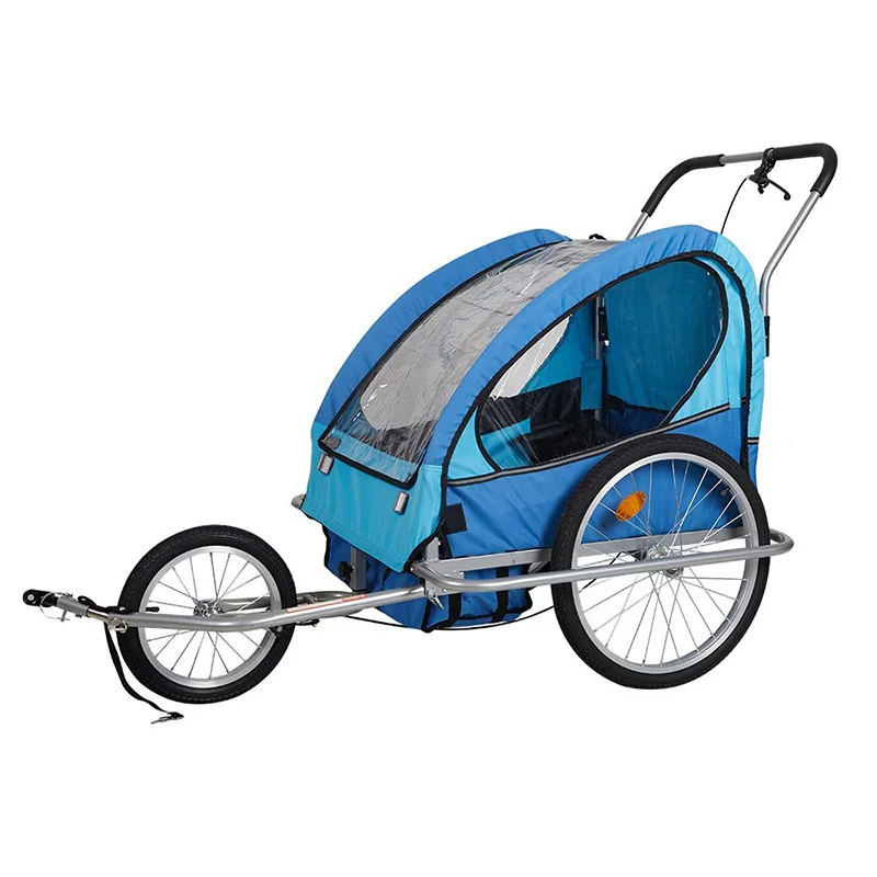 Fits Most Bikes Easy Installation Bike Bicycle Wagon Cargo Trailer Three Wheels Transportation Pet Bicycle Children Trailer