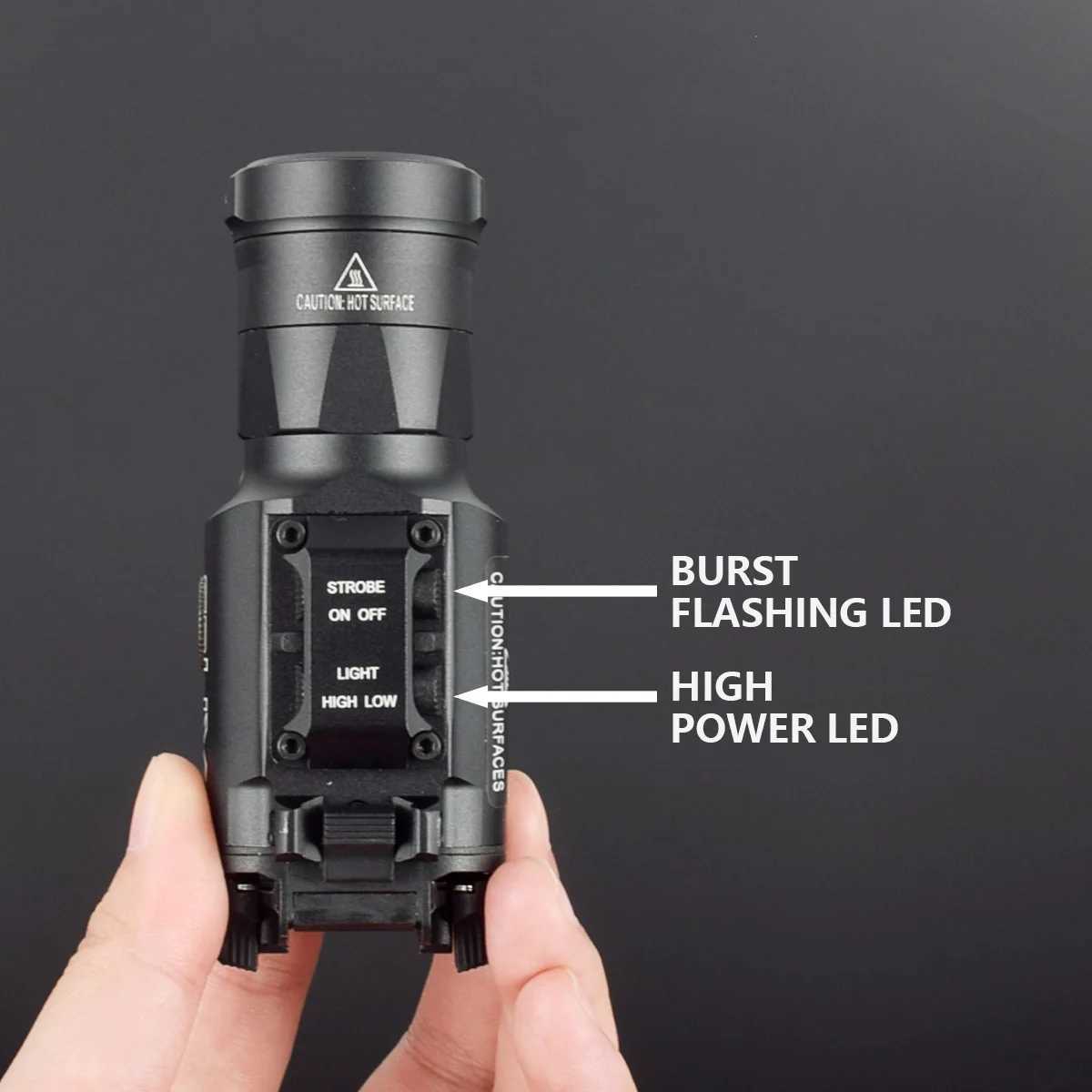 1000 Lumens Dual Output Tactical XH15 XH35 X300UH-B Weapon Gun Light X300 Ultra Airsoft Pistol Scout light Strobe FlashlightXJ250303