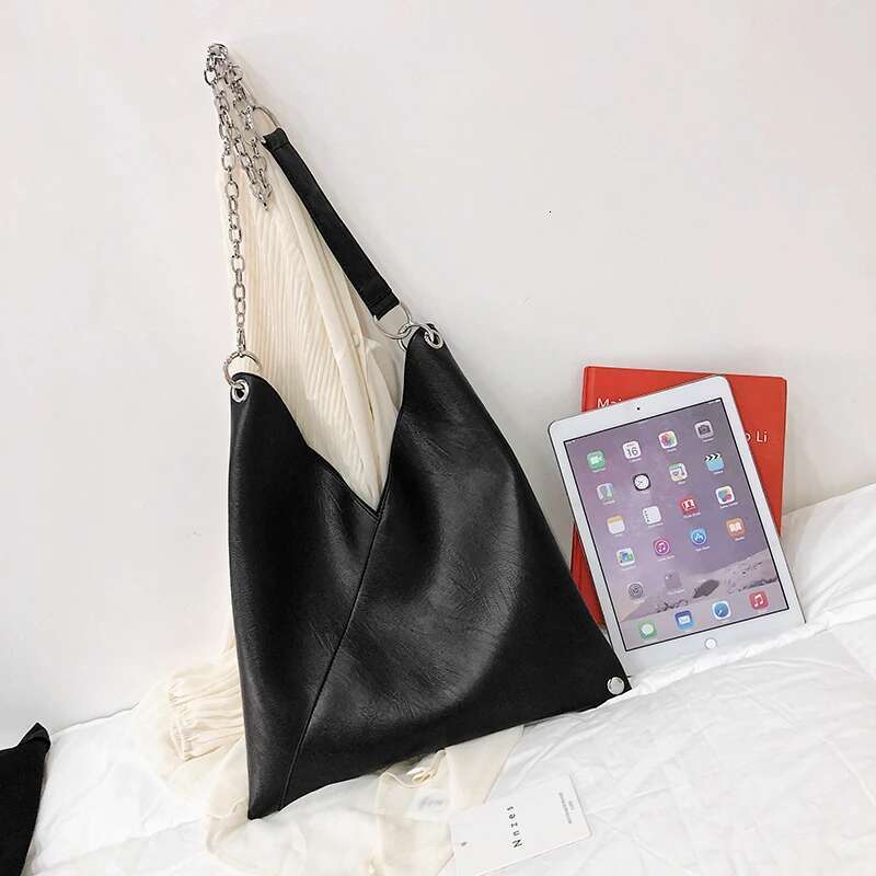 Fashion Leather For Ladies Handbags Women Bags Designer Large Capacity Tote Simple Chain Shoulder Bag Female