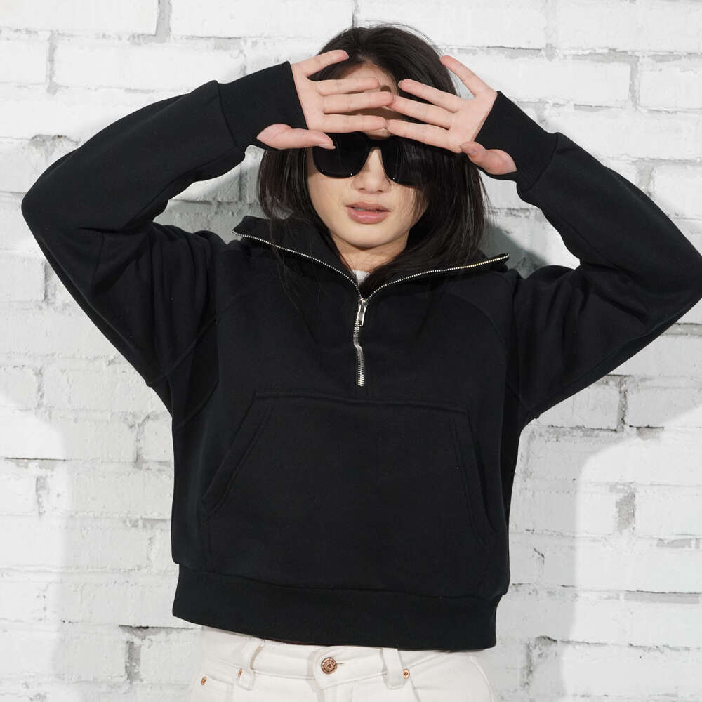 Custom Puff Printing Hoodies Heavyweight Pullover Half Zip Cotton Unisex Blank Women's Embroidered Hoodie & Sweatshirt