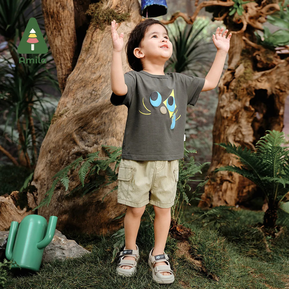 April Summer Boys Bottom Cargo Style Fashion Sports Breathable Shorts Childrens Clothing 0-6Y 250304