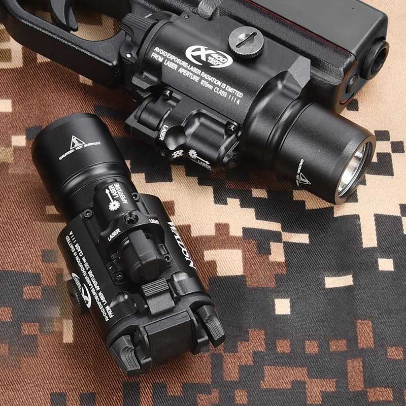 WADSN tactical X400 pistol light laser assisted aiming D outdoor search light installation 20mm guide railXJ250303