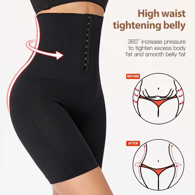 1pcs Women High Waist Shaping Brief Buckle adjustment Body Shaper Slimming Underwear Butt Lifter Pantie Shapewear Sety PantyXJ250304