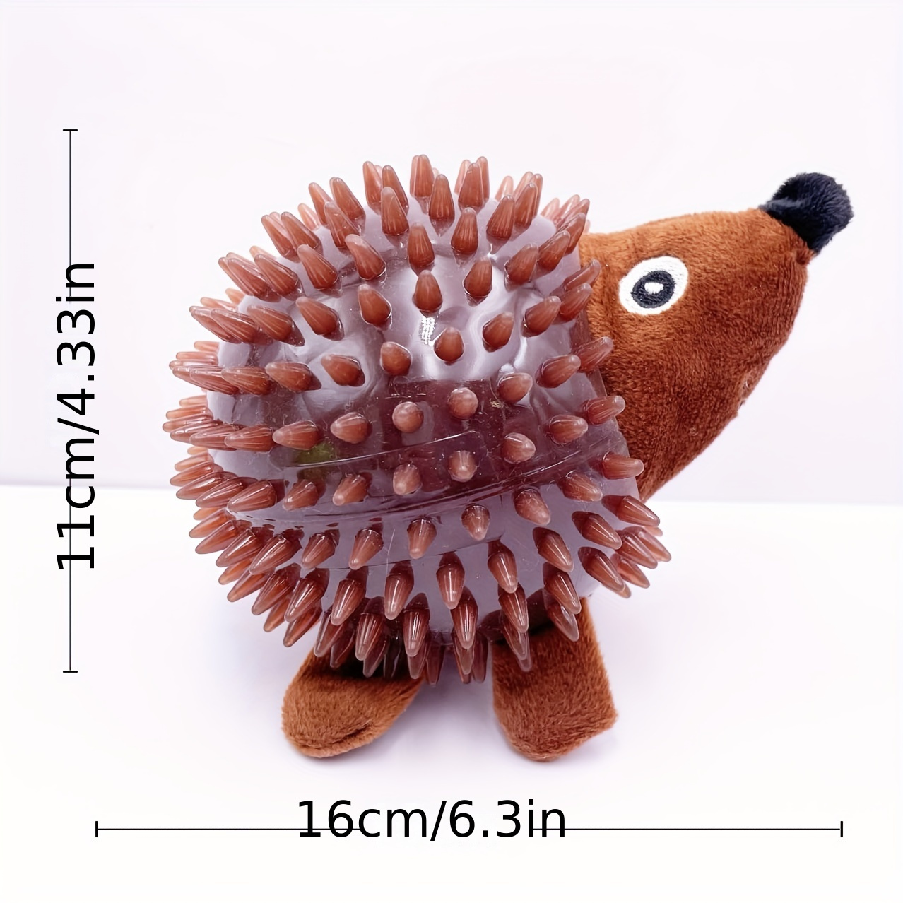 1pcs Pet Dog Spiny Ball Sound Resistant Bite Molars Floating Rubber Turtle Hedgehog Toy Supplies
