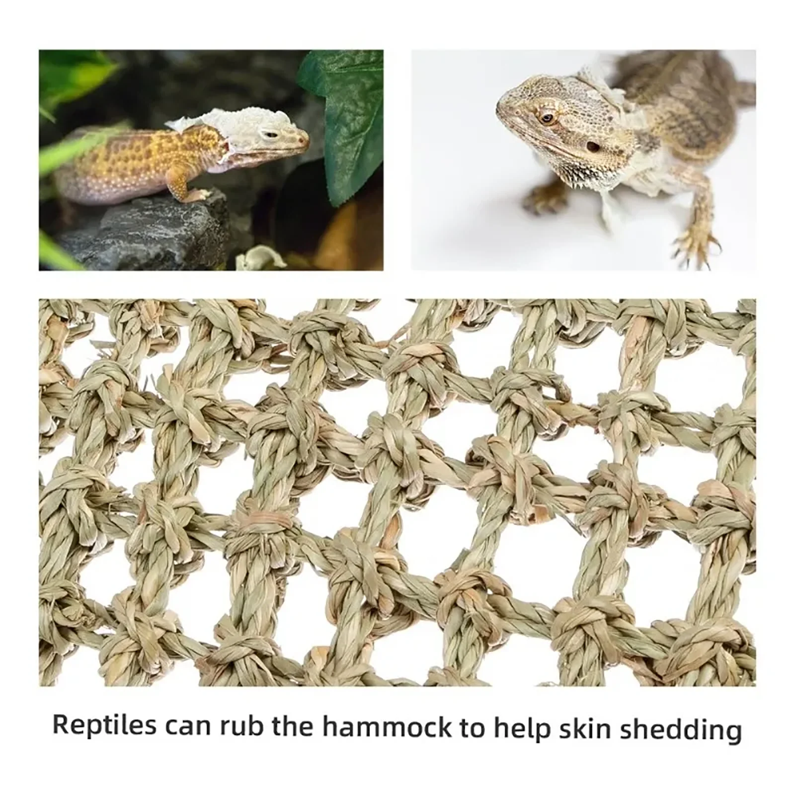 Reptile Hammock Terrarium Decoration For Lizard Lounger Small Hermit Crabs Geckos Bed Birds Reptile Mats Pets Supplies