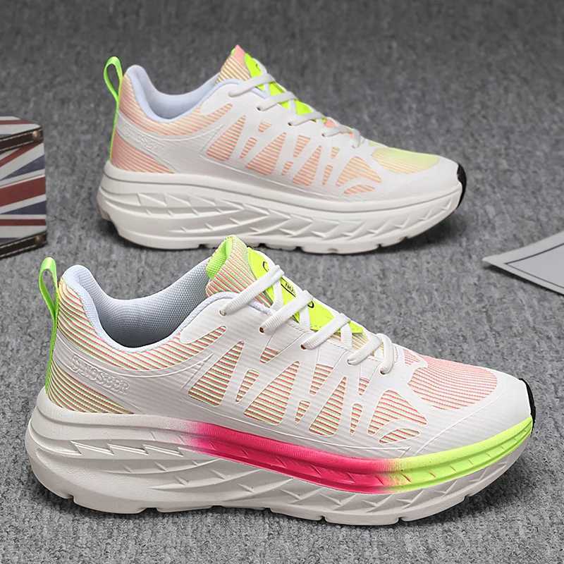 Running Shoes Men Luxury Design Flat Soft Outdoor Sports Mesh Breathable Walking Shoes Couple Sneakers for Men WomenC250304