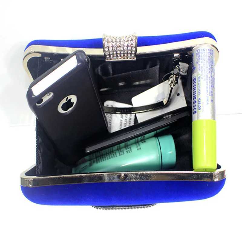 Womens rhinestone evening clutch bag womens red clutch wallet chain handbag brides wedding party wallet Z250303