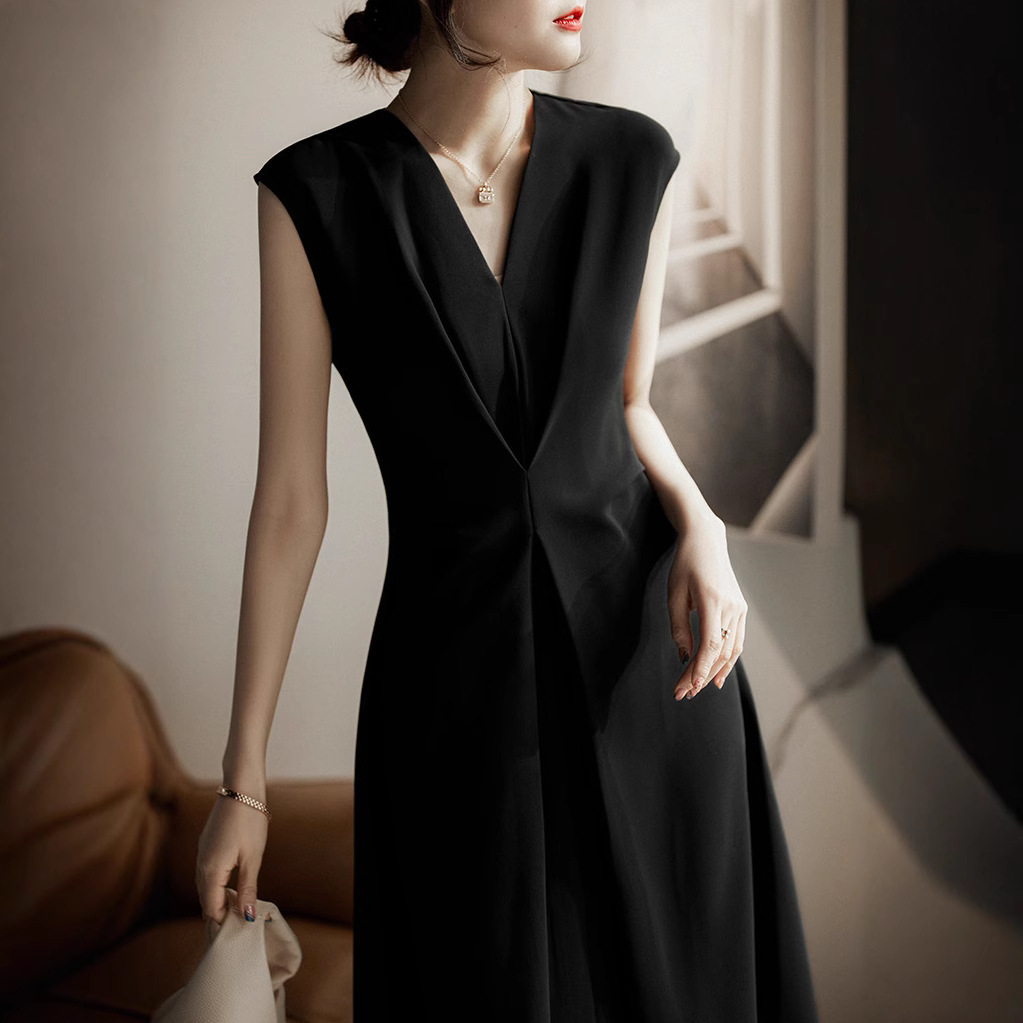 H3123 Slim fit dress for women Summer new European style design sleeve dress trendy