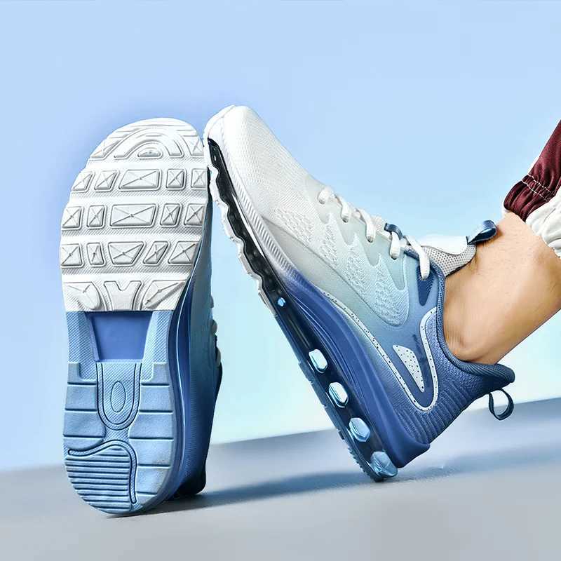 Large Size Air Cushion Running Shoes Men Sports Jogging Shoes Brand Design Sneakers Men Comfort Gym Training Shoes Male FootwearC250304