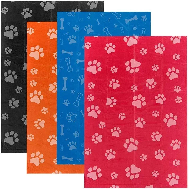 8 Rolls Dog Poop Bag Outdoor Cleaning Poop Bag Outdoor Clean Pets Supplies for Dog 15Bags/Roll Refill Garbage Bag Pet Supplies