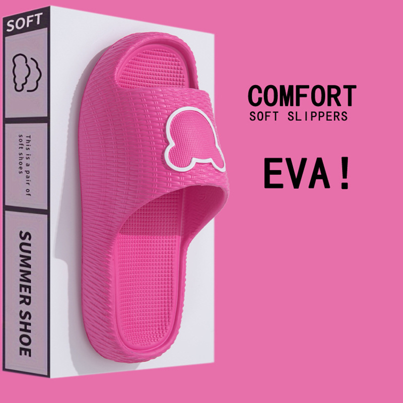 Thick soled slippers , women's summer new style, couple's home, odorless shower, anti slip, men's cooler designer sandals